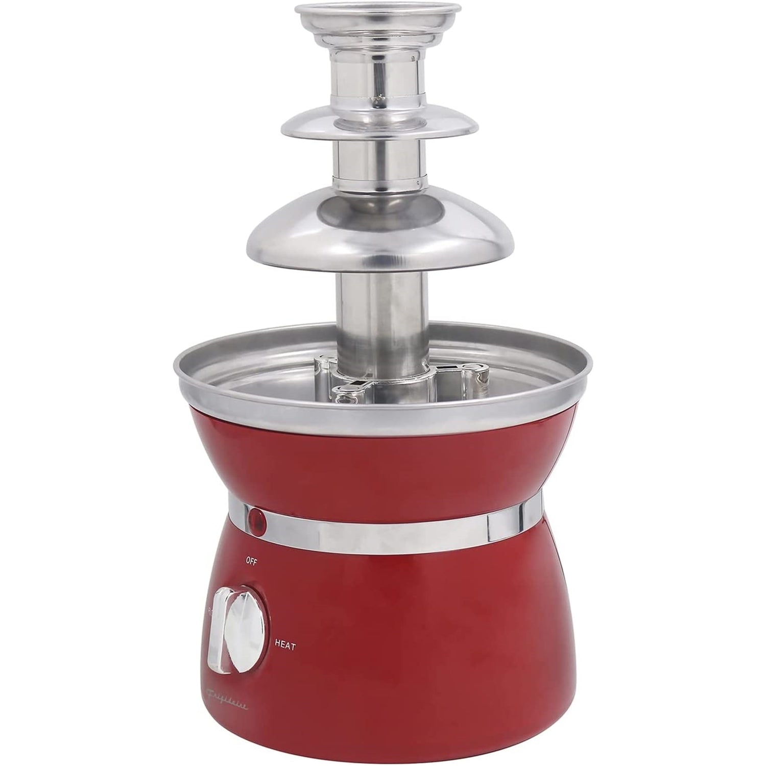 Frigidaire - Fontaine à Chocolat à 3 Niveaux, Style Rétro, Rouge - Simple Boutique