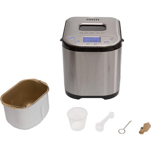 Frigidaire - Machine à Pain à 15 Réglages, Capacité de 900g, 710 Watts, Acier Inoxydable - Simple Boutique