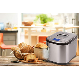 Frigidaire - Machine à Pain à 15 Réglages, Capacité de 900g, 710 Watts, Acier Inoxydable - Simple Boutique