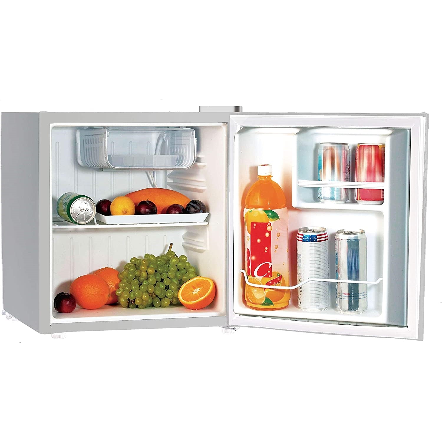 Frigidaire - Mini Réfrigérateur Compact, 1.6 Pied Cube, Style Rétro avec Ouvre Bouteille, Gris - Simple Boutique