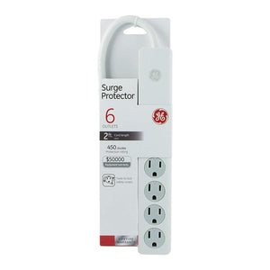 GE 33656 Protecteur de Surtension électrique 6 prises 450 joules - Simple Boutique