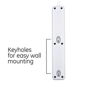 GE 37210 Protecteur de Surtension électrique 6 prises 840 joules - Simple Boutique