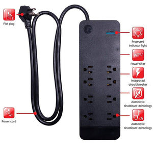 GE 37947 Protecteur de Surtension électrique 8 prises 2240 joules - Simple Boutique