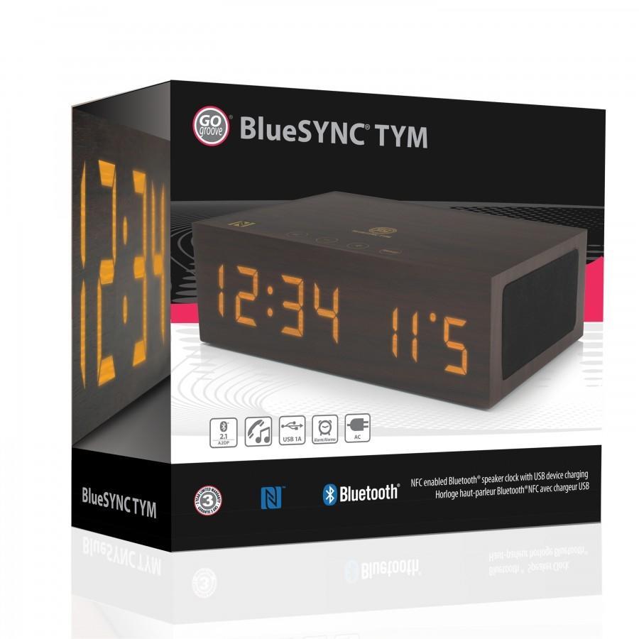 GOgroove GGBSTYM220BDUS Réveil Bluetooth sans fil avec chargeur USB, haut-parleur et micro - Simple Boutique