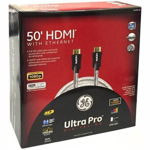 General Electric Ultra Pro Cable HDMI Haute Vitesse V1.4 23 AWG CL3 50 Pieds - Simple Boutique