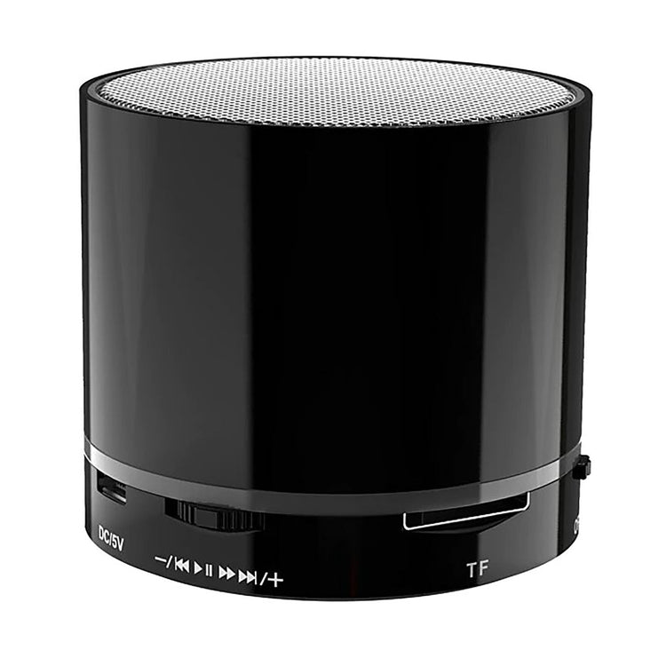Gentek - Mini Haut-Parleur Bluetooth avec Lecteur de Carte Micro-SD, Noir - Simple Boutique