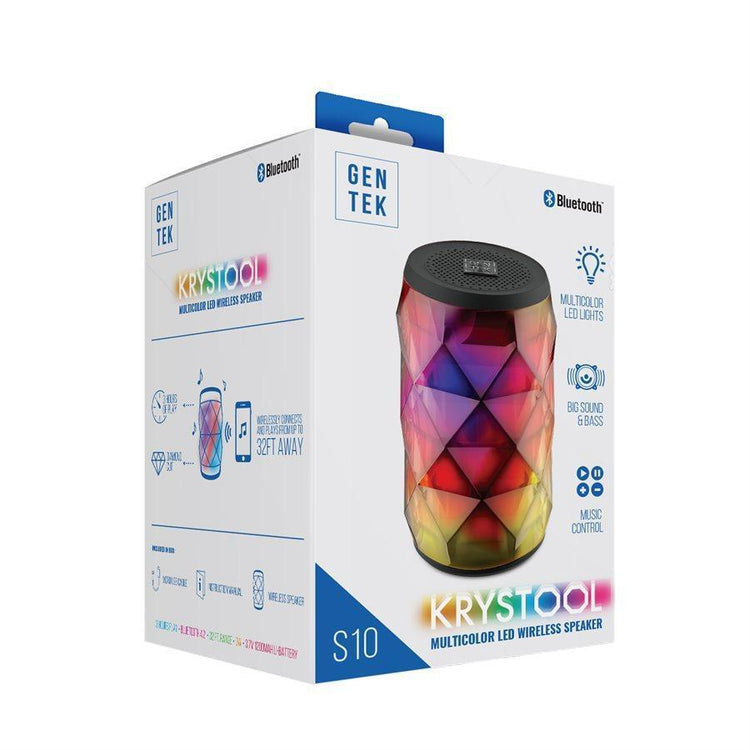 Gentek S10 Haut-Parleur Sans Fil DEL Multicolore - Simple Boutique