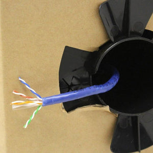 GlobalTone 02059 Câble Réseau Ethernet En Vrac 23AWG Cat6 UTP CCA Bleu 1000 Pieds - Simple Boutique