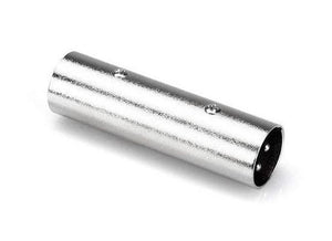 GlobalTone Adaptateur XLR Mâle à XLR Mâle pour Fiche de Microphone à 3 Broches Argent - Simple Boutique
