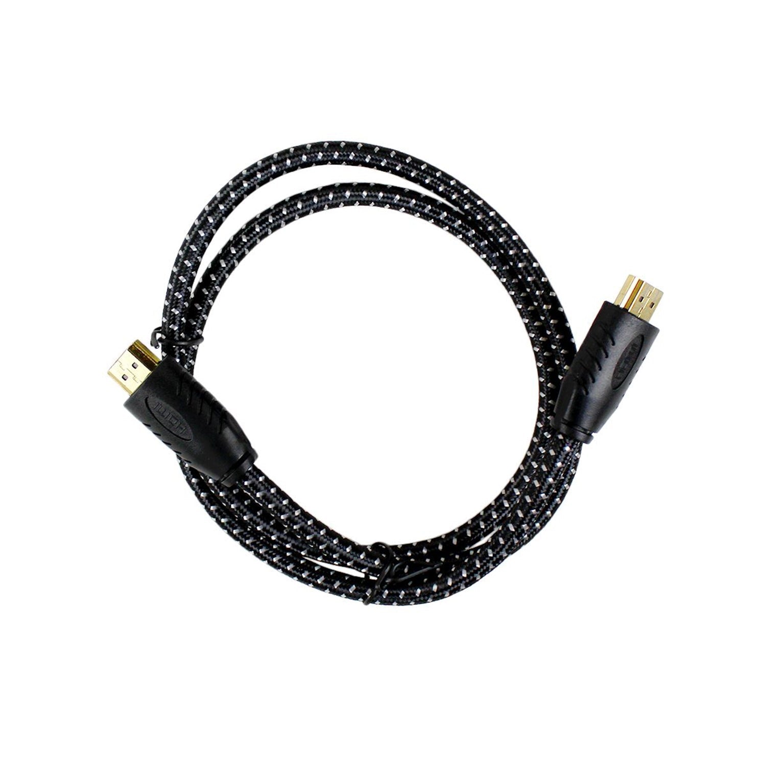 GlobalTone - Cable HDMI 2.1, Certifié 8K , Ultra Haut Débit, 48 Gbps, UHD, HDR, 30 AWG, Longeur de 3 Pieds, Noir - Simple Boutique