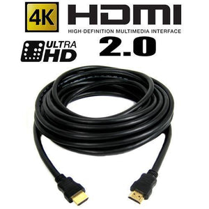 GlobalTone Câble HDMI haute vitesse 2.0 4Kx2K, 4096x2160, 18Gbps, 25 Pieds - Simple Boutique