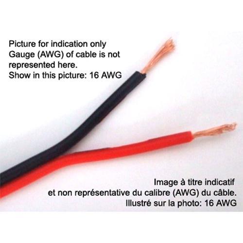 GlobalTone Câble Haut-Parleurs 16 AWG - 50 pi - Fire Retardant CCA - Simple Boutique