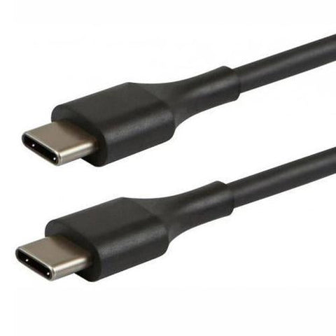 GlobalTone Câble USB 3.0 Mâle Type-C à Mâle Type-C Noir 3 pieds