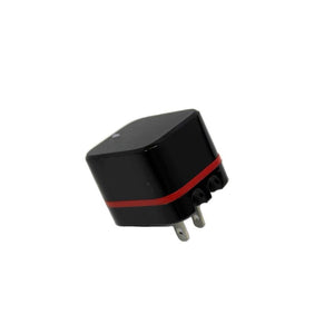 GlobalTone Chargeur mural USB, 2 ports, 5V, 3.4A, Noir et Rouge - Simple Boutique