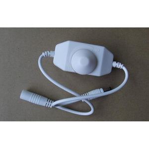 GlobalTone Controleur LED avec gradateur mécanique 12v - 2A Blanc - Simple Boutique