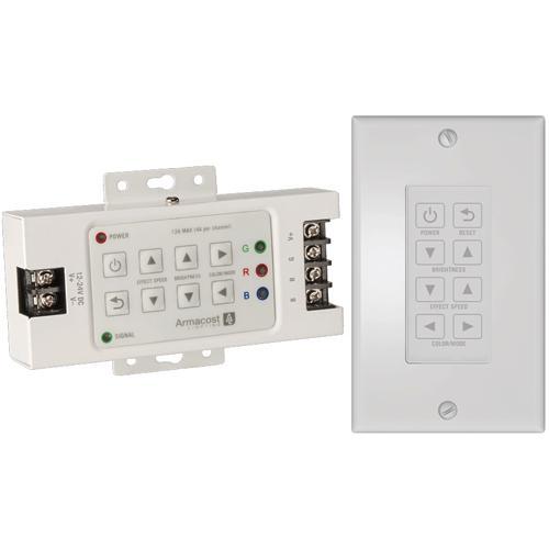 GlobalTone Contrôleurs de DEL mural sans fils RGB (Mode, Vitesse, Luminosité) - Simple Boutique