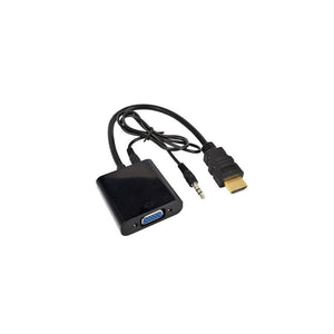 GlobalTone Convertisseur Vidéo HDMI Mâle à VGA Femelle avec Audio - Simple Boutique