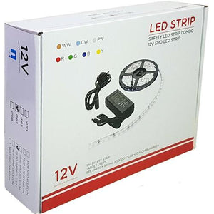 GlobalTone Ensemble Complet Ruban DEL Blanc Chaud/Froid 5050 IP67 5M - Simple Boutique