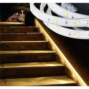 GlobalTone Ensemble Complet Ruban DEL Blanc Chaud/Froid 5050 IP67 5M - Simple Boutique