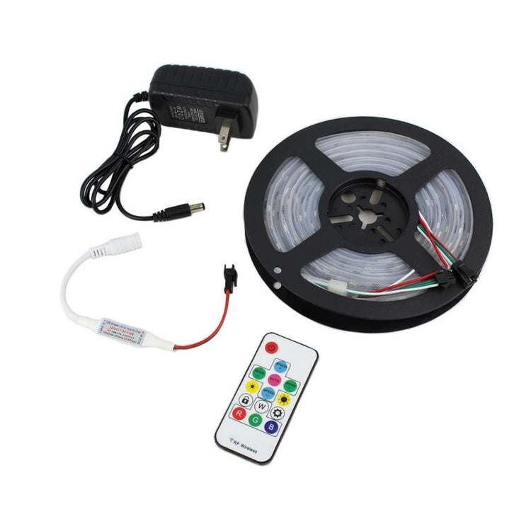 GlobalTone - Kit de Ruban DEL, RGB, 5 Mètres avec Télécommande et Bloc d'alimentation - Simple Boutique