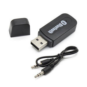 GlobalTone Récepteur de musique Bluetooth Noir - Simple Boutique