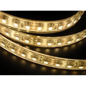 GlobalTone Ruban LED Blanc Chaud résistant éclab. 60 led/M 5M IP65 5050 72W - Simple Boutique