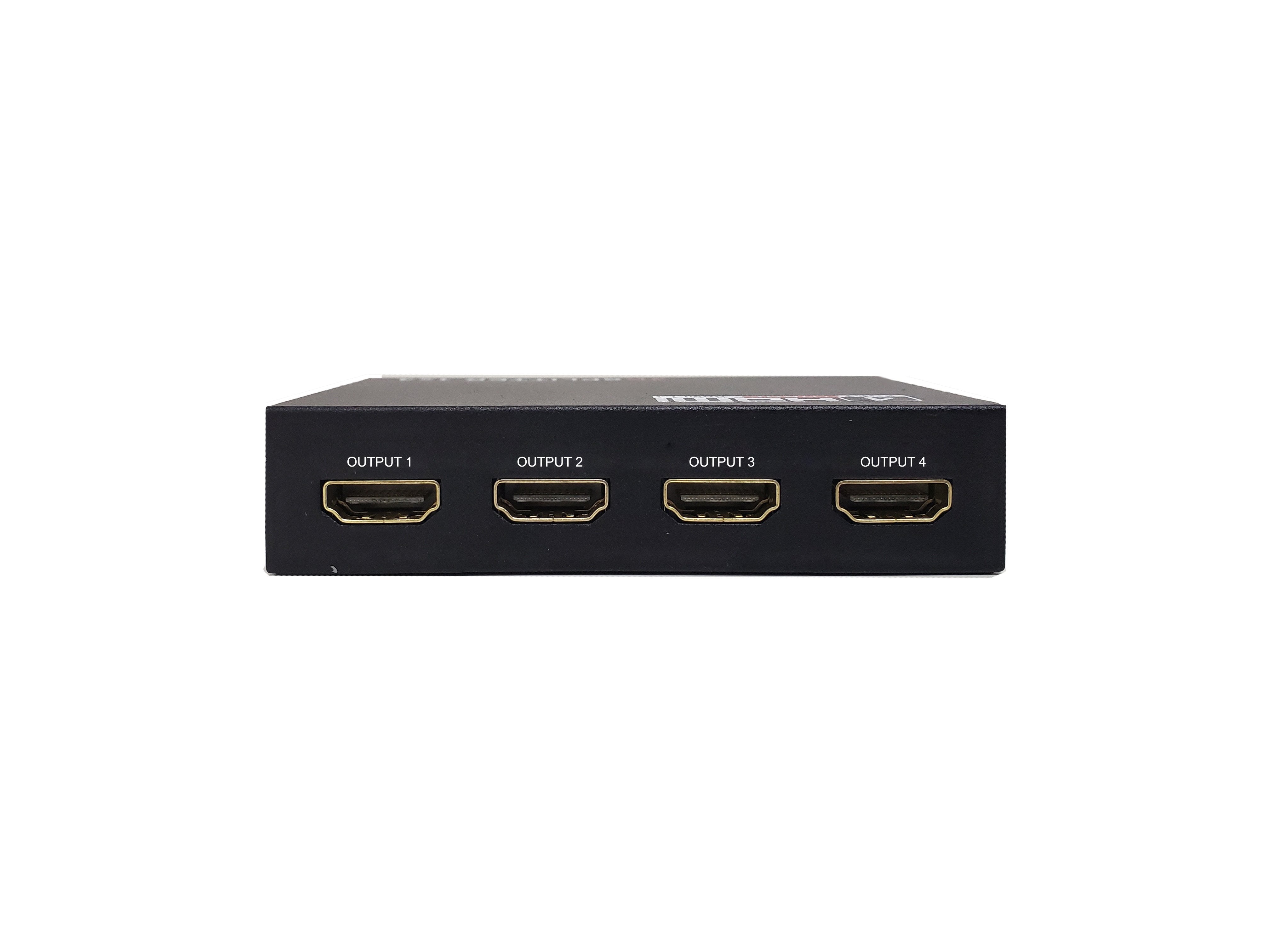 GlobalTone Splitter Y HDMI amplifié 5v (1 entrées - 4 sorties) HDMI 4K x 2K - Simple Boutique