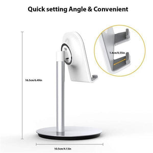 GlobalTone Support De Table Ajustable Pour tablettes et telephones intelligents jusqu'a 10 po - Simple Boutique