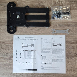 GlobalTone Support Mural Universel Bras Articulé LED LCD PLASMA 13" à 27" - Simple Boutique