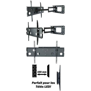 GlobalTone Support Mural à 1 Bras Articulé TV LED LCD PLASMA 32" à 60" XL - Simple Boutique