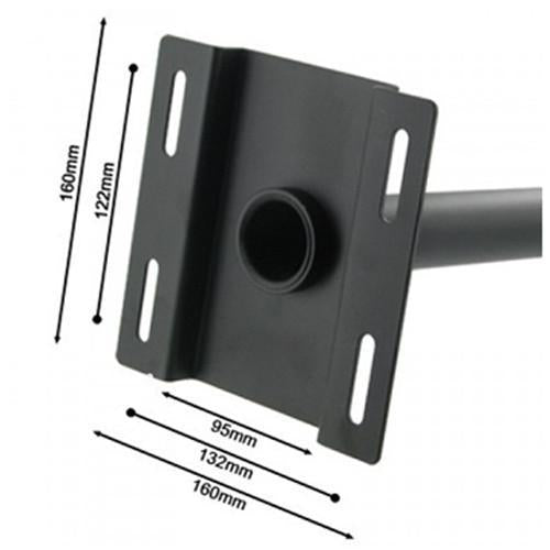 GlobalTone Support Plafond Universel Inclinable et Rotatif pour TV LED LCD PLASMA 37" à 70" - Simple Boutique