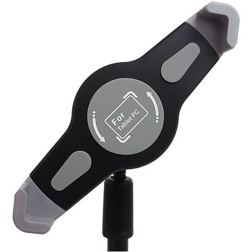 GlobalTone Support Sur Pied Ajustable Pour Ipad Ou Tablette De 7" À 10" Avec Base Lourde Noir - Simple Boutique