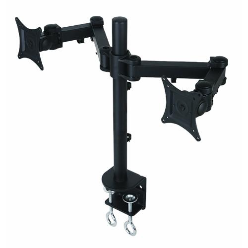 GlobalTone Support de bureau 2 bras articulé pour 2 Moniteurs 13 - 27 po - Simple Boutique