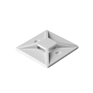 GlobalTone Support de câblage auto-adhésif de Tie-Wraps 30x30mm Pack de 10 - Simple Boutique