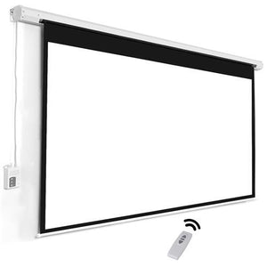 GlobalTone Toile De Projection 16:9 Électrique Avec Télécommande 100" - Simple Boutique