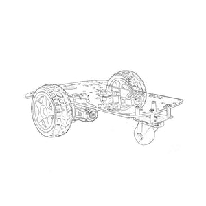 Globaltone 03541 Kit de Voiture Robotique Intelligente pour Arduino - Simple Boutique