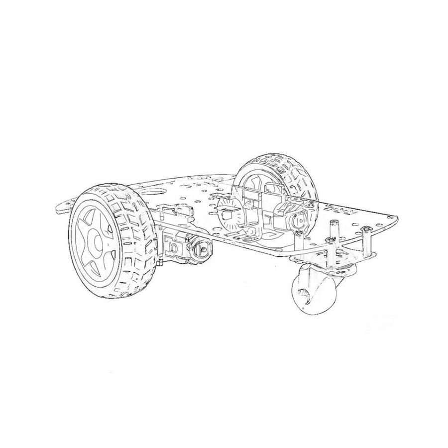 Globaltone 03541 Kit de Voiture Robotique Intelligente pour Arduino - Simple Boutique