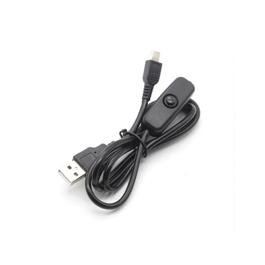 Globaltone 03547 Câble USB à Micro USB Cordon d'Alimentation pour Raspberry Pi 3 Zero W 1m Noir - Simple Boutique