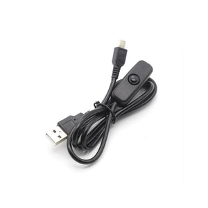 Globaltone 03547 Câble USB à Micro USB Cordon d'Alimentation pour Raspberry Pi 3 Zero W 1m Noir - Simple Boutique