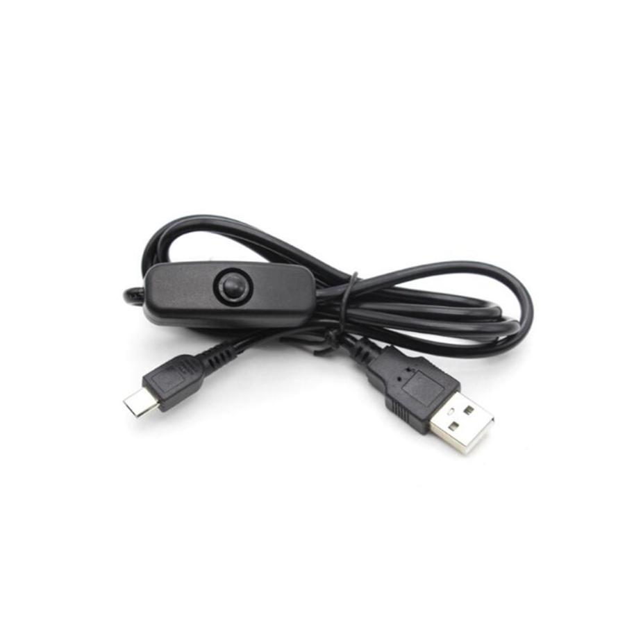 Globaltone 03547 Câble USB à Micro USB Cordon d'Alimentation pour Raspberry Pi 3 Zero W 1m Noir - Simple Boutique