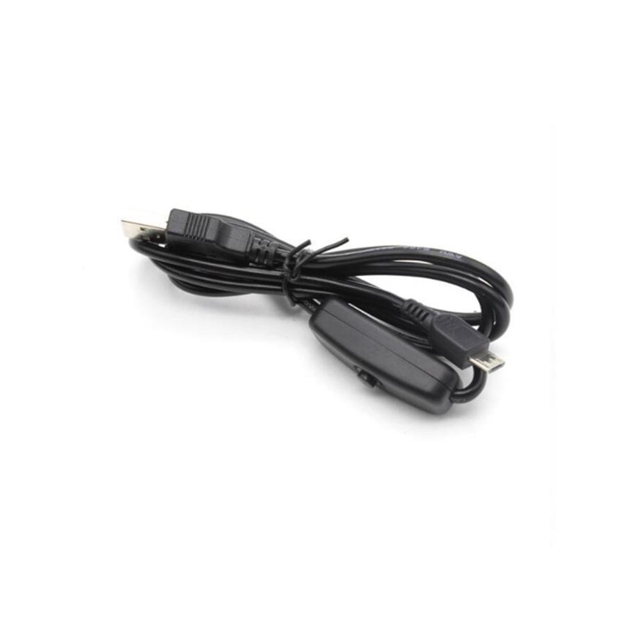 Globaltone 03547 Câble USB à Micro USB Cordon d'Alimentation pour Raspberry Pi 3 Zero W 1m Noir - Simple Boutique