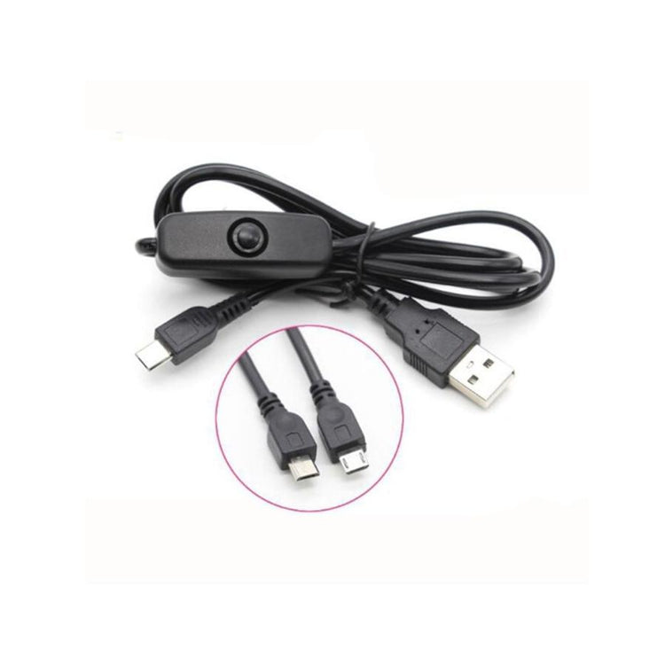 Globaltone 03547 Câble USB à Micro USB Cordon d'Alimentation pour Raspberry Pi 3 Zero W 1m Noir - Simple Boutique