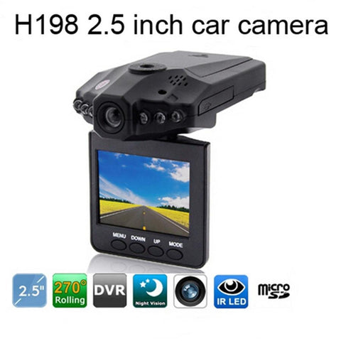 Globaltone Caméra Pour Tableau De Bord 2.5 ''HD LED DVR avec enregistreur vidéo