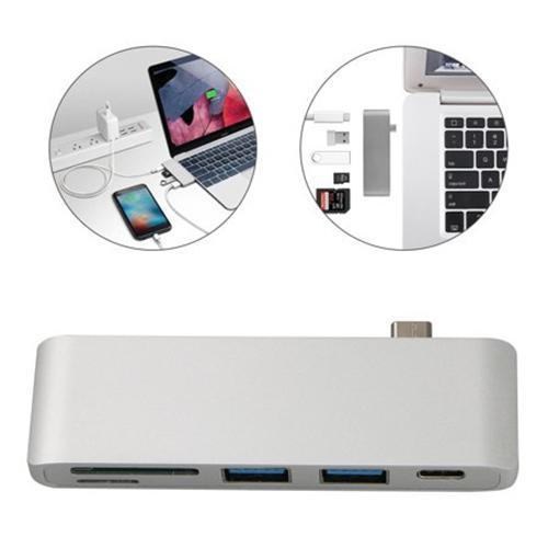 Globaltone Hub USB 3.0, Type C Et Lecteur De Cartes - Simple Boutique