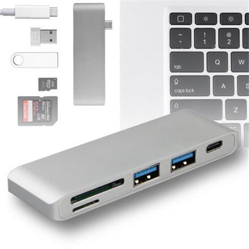 Globaltone Hub USB 3.0, Type C Et Lecteur De Cartes - Simple Boutique