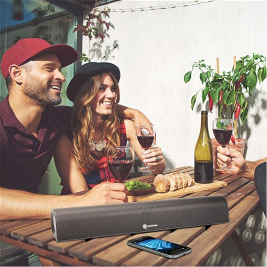 Gogroove Bluesync BBR Barre de Son Bluetooth et Aux Audio Noir GGBSBBR100BKEW - Simple Boutique