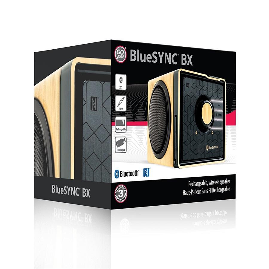 Gogroove Bluesync BX Haut-Parleur Bluetooth Portable et Rechargeable Bois GGBSBX0100BRUS - Simple Boutique