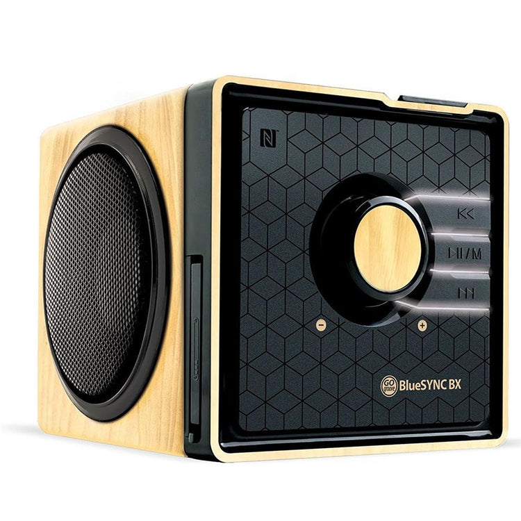 Gogroove Bluesync BX Haut-Parleur Bluetooth Portable et Rechargeable Bois GGBSBX0100BRUS - Simple Boutique