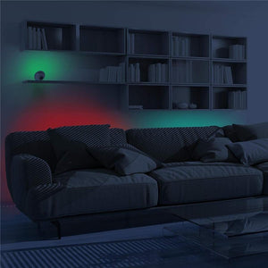 Gogroove Lumière d'Ambiance à Projection de Couleurs réglable avec Ampoule LED Multicolore ENMBCST10 - Simple Boutique