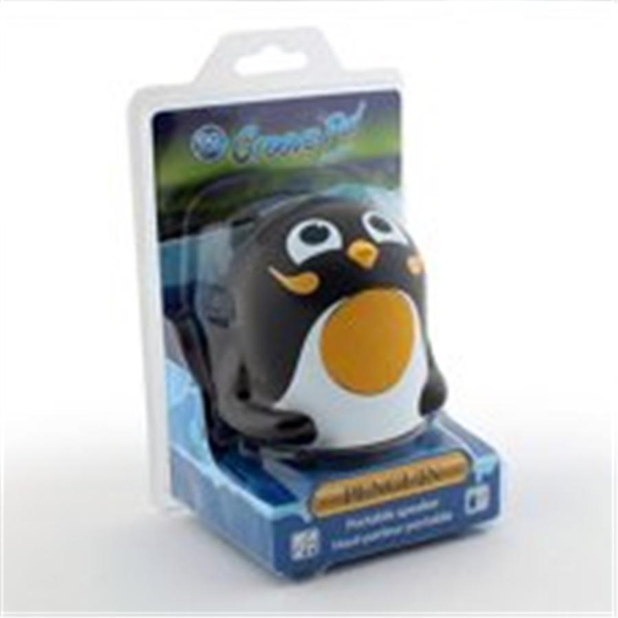 Gogroove Penguin Jr Lumière de Nuit DEL et Haut-Parleur Noir GGGPJR0100PEUS - Simple Boutique